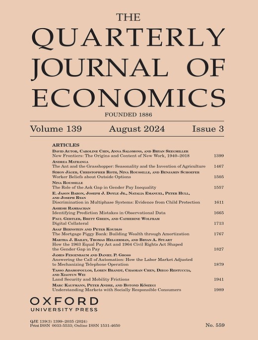 Quarterly Journal of Economics